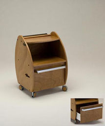 carrello in legno